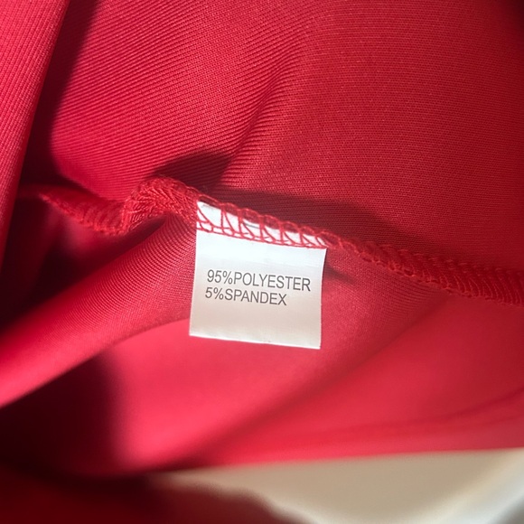 Red Women's Jacket Cover Up - Picture 4 of 4